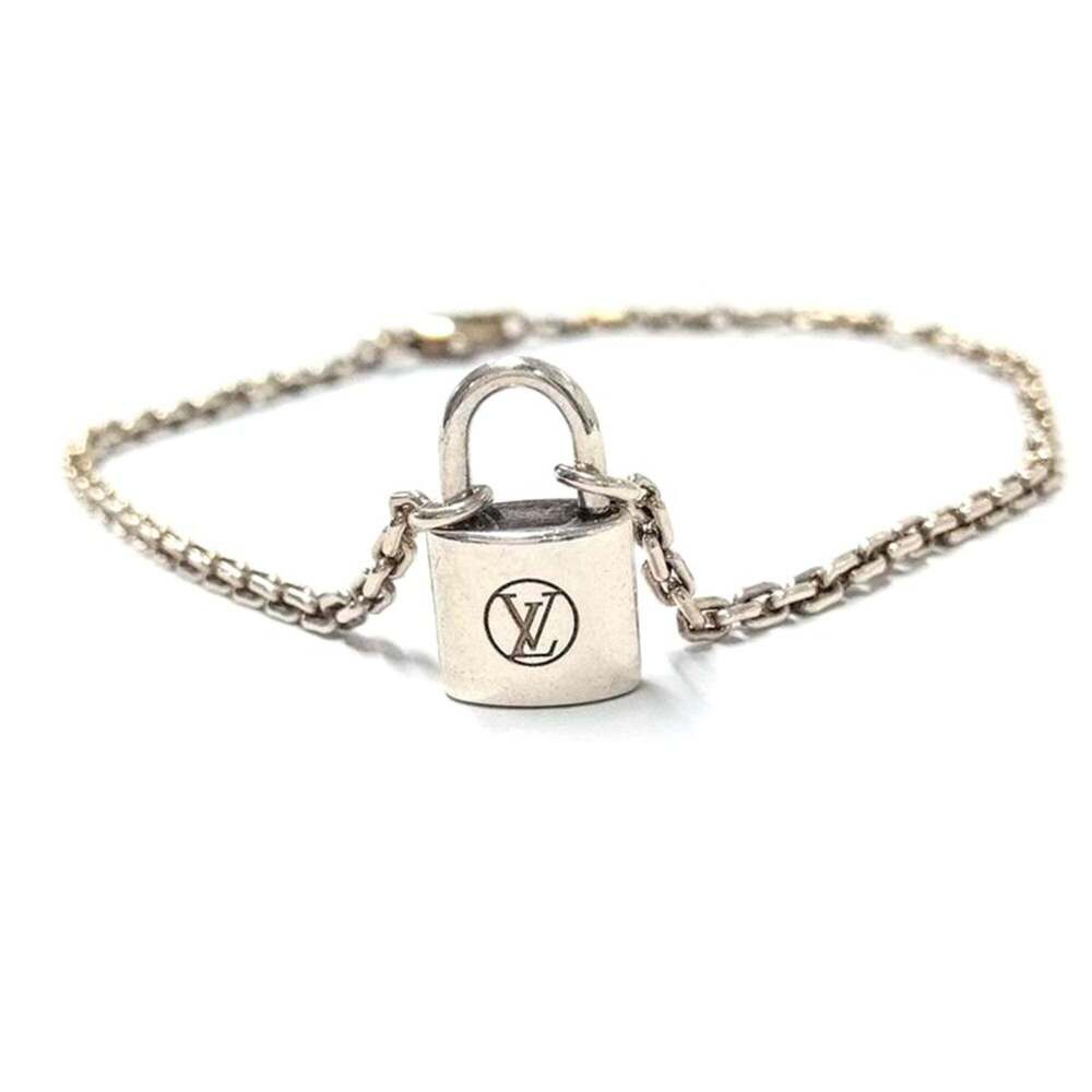 LOUIS VUITTON Silver Lockit Charm Bracelet - Picture 1 of 4